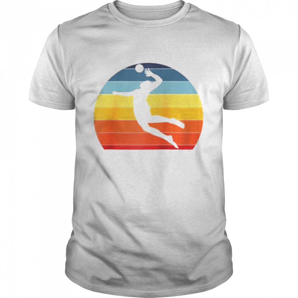Volleyballretrovolleyballplayersportfunclassicmenstshirt